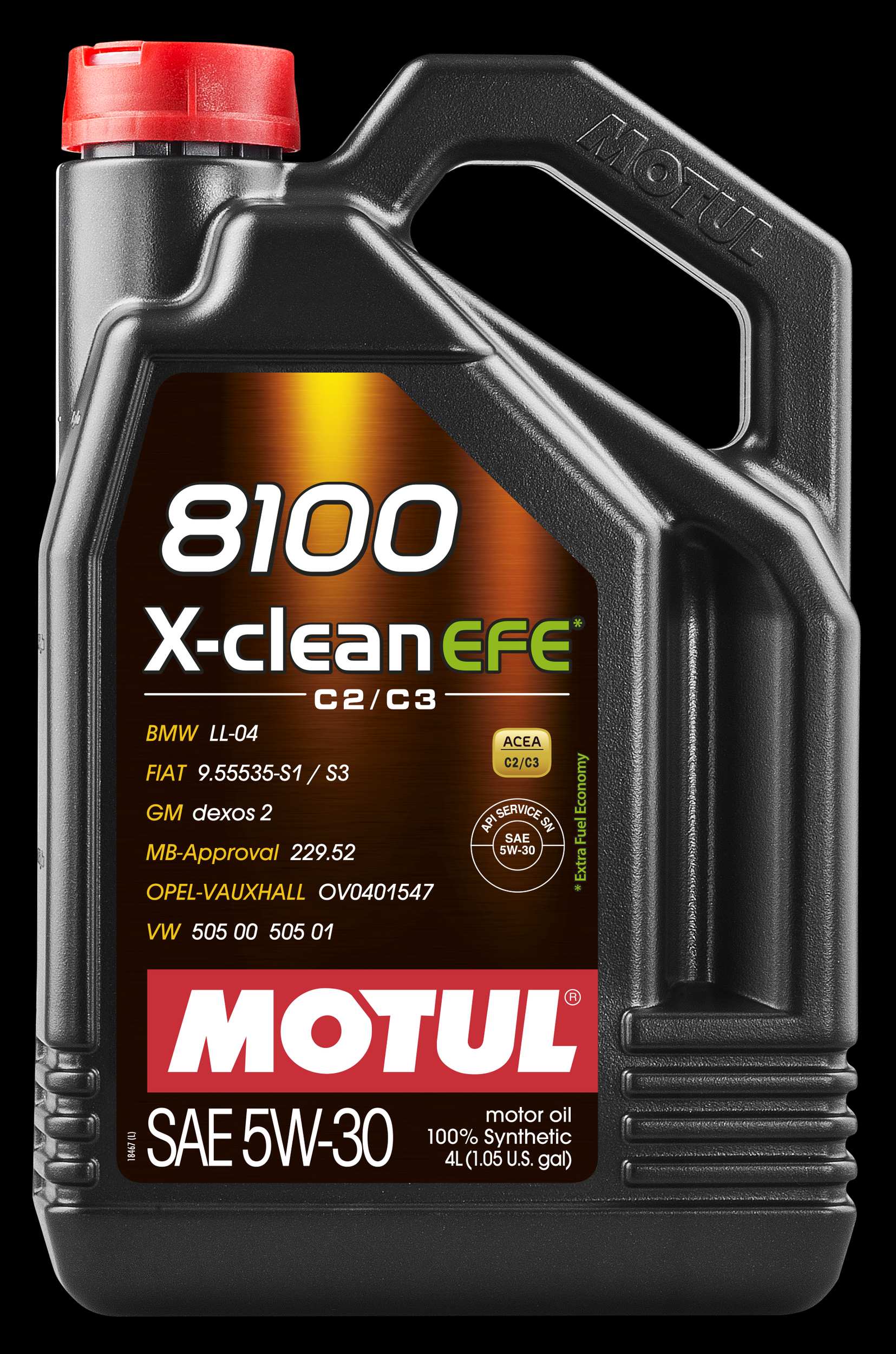 Моторна олива MOTUL 8100 X-clean EFE 5W-30 4 л, 109171