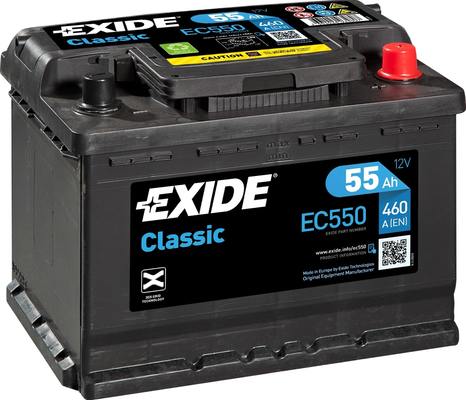Стартерний акумулятор   EC550   EXIDE