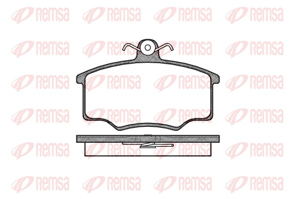Комплект тормозных колодок, дисковый тормоз   0046.20   REMSA