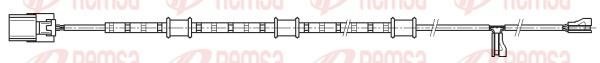 Конт. попер. сигналу, знос гальм. накл.   001171   REMSA