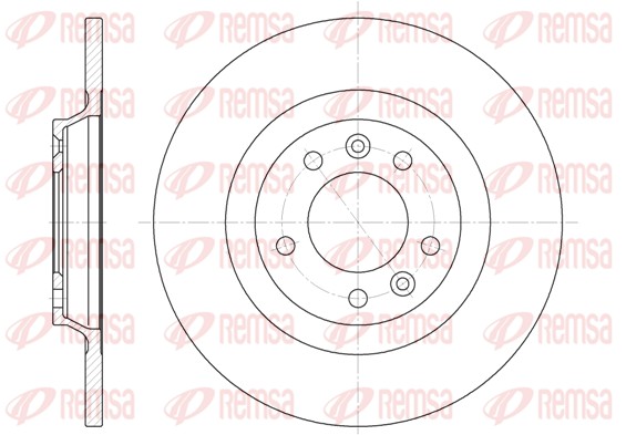 Тормозной диск   6690.00   REMSA