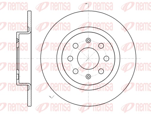 Тормозной диск   6983.00   REMSA