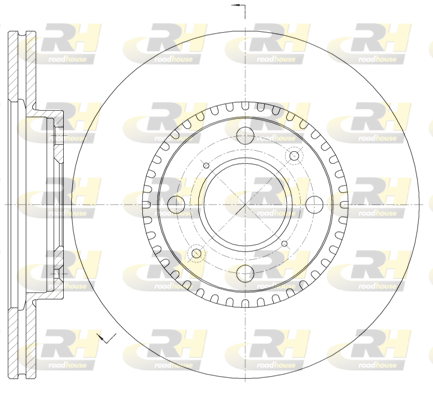Тормозной диск   61002.10   ROADHOUSE