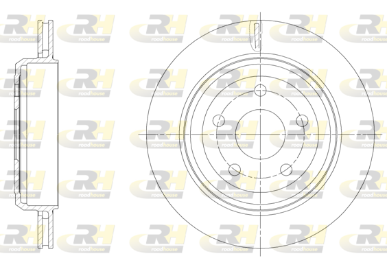 Тормозной диск   61513.10   ROADHOUSE