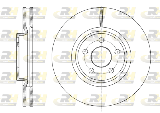 Тормозной диск   61602.10   ROADHOUSE