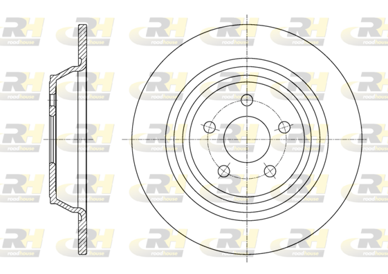 Гальмівний диск   61604.00   ROADHOUSE
