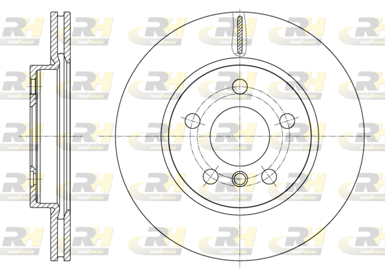 Тормозной диск   61617.10   ROADHOUSE