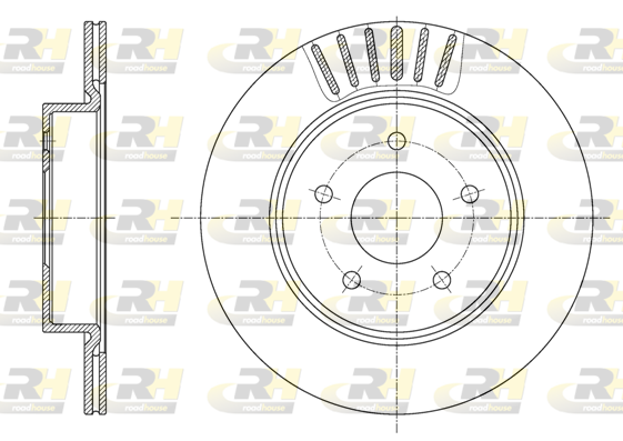 Тормозной диск   61623.10   ROADHOUSE