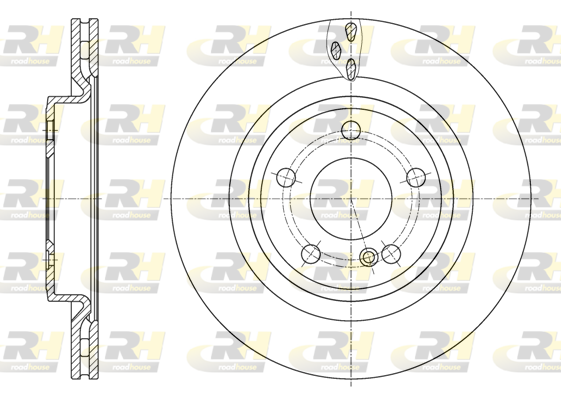 Тормозной диск   61633.10   ROADHOUSE