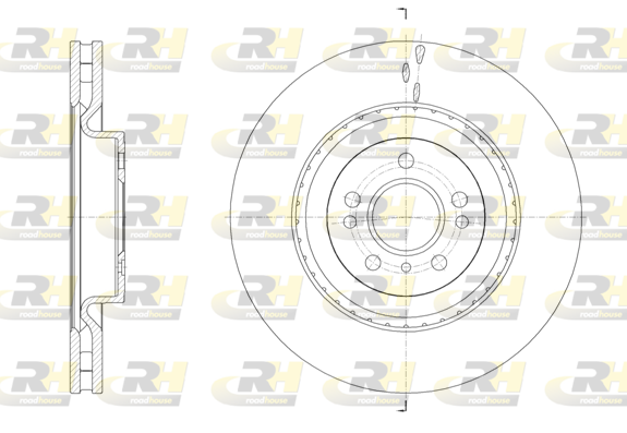 Тормозной диск   61634.10   ROADHOUSE