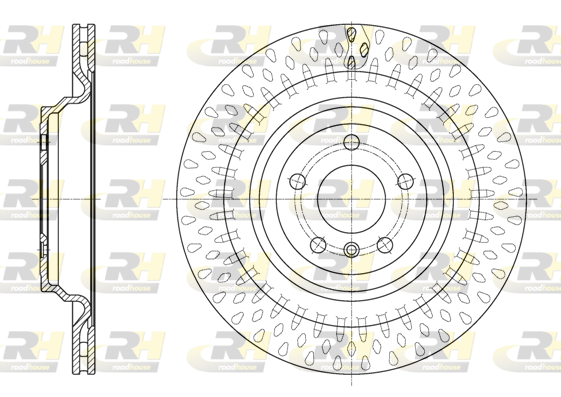 Тормозной диск   61635.10   ROADHOUSE