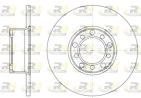Тормозной диск   6272.00   ROADHOUSE