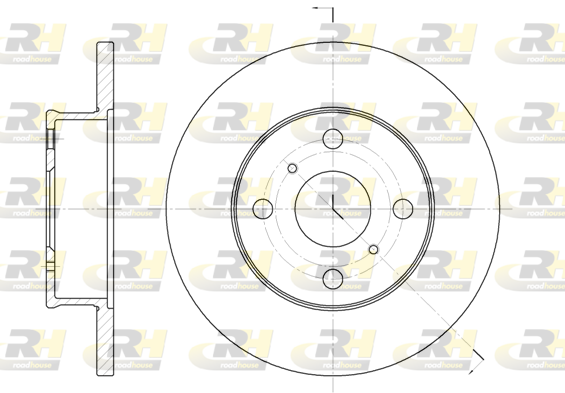 Тормозной диск   6401.00   ROADHOUSE