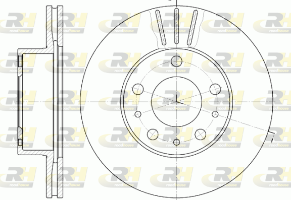 Тормозной диск   6476.10   ROADHOUSE