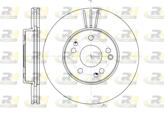 Тормозной диск   6524.10   ROADHOUSE