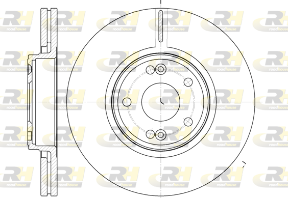 Тормозной диск   6612.10   ROADHOUSE