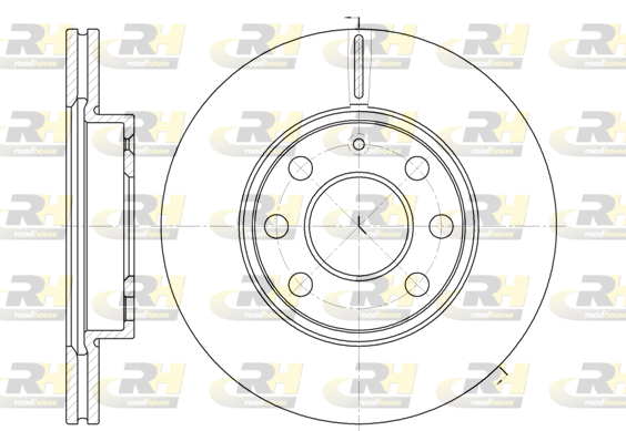 Тормозной диск   6665.10   ROADHOUSE