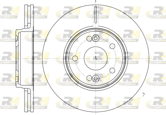Тормозной диск   6697.10   ROADHOUSE