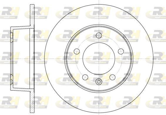 Тормозной диск   6735.00   ROADHOUSE
