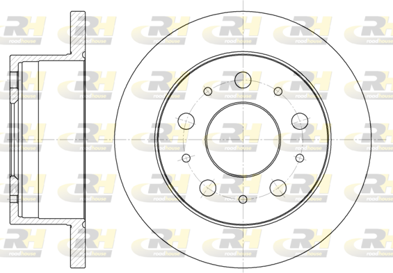 Тормозной диск   6741.00   ROADHOUSE