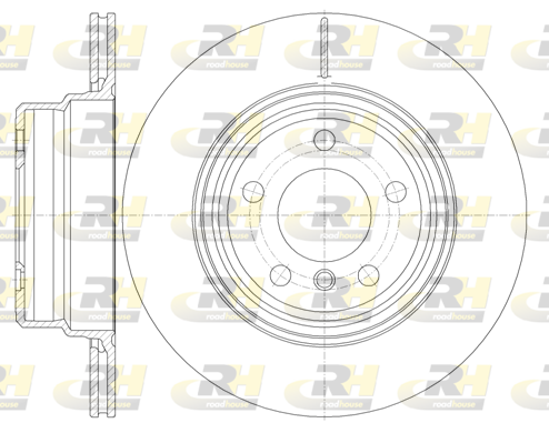 Тормозной диск   6755.10   ROADHOUSE