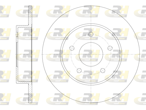 Тормозной диск   6820.00   ROADHOUSE