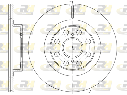 Тормозной диск   6961.10   ROADHOUSE