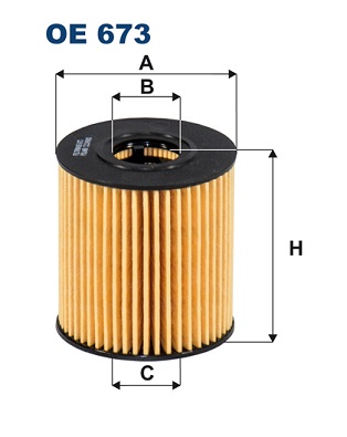 Оливний фільтр   OE 673   FILTRON