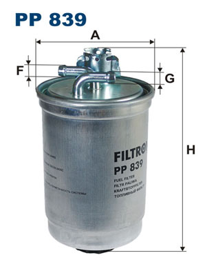 Топливный фильтр   PP 839   FILTRON