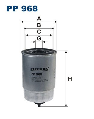Топливный фильтр   PP 968   FILTRON
