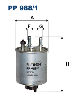 Топливный фильтр   PP 988/1   FILTRON