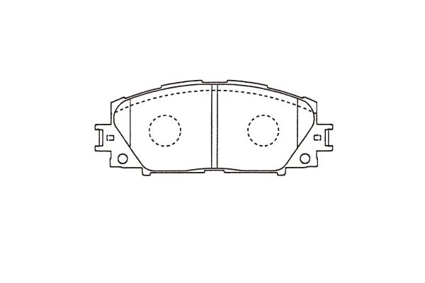Комплект тормозных колодок, дисковый тормоз   KBP-9140   KAVO PARTS