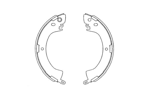 Комплект гальмівних колодок   KBS-6408   KAVO PARTS