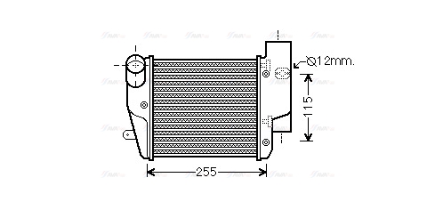 Интеркулер   AIA4302   AVA QUALITY COOLING