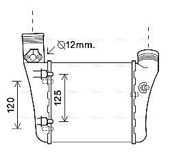 Интеркулер   AIA4333   AVA QUALITY COOLING