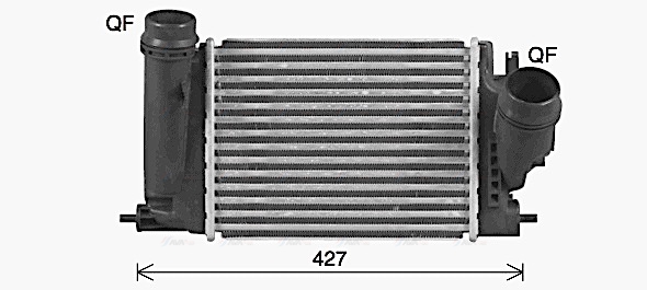 Интеркулер   DN4469   AVA QUALITY COOLING