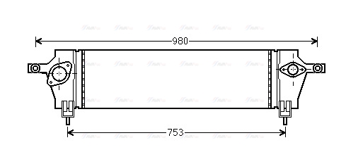 Интеркулер   DNA4333   AVA QUALITY COOLING