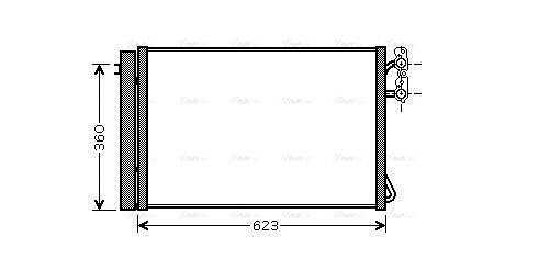 Конденсатор, кондиционер   BWA5295D   AVA QUALITY COOLING