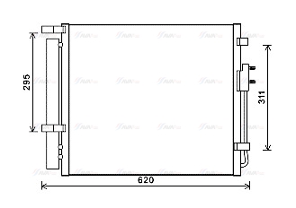 Конденсатор, кондиционер   HY5343D   AVA QUALITY COOLING