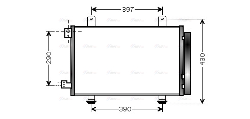 Конденсатор, кондиционер   SZ5090D   AVA QUALITY COOLING