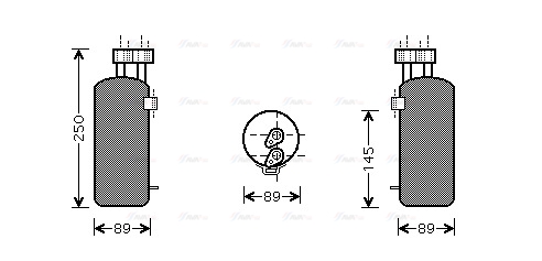 Осушувач, система кондиціонування повітря   RTD330   AVA QUALITY COOLING