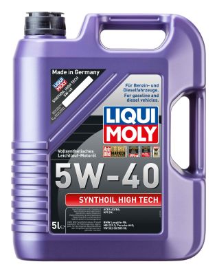 Моторное масло LIQUI MOLY Synthoil High Tech 5W-40 5 л, 1856