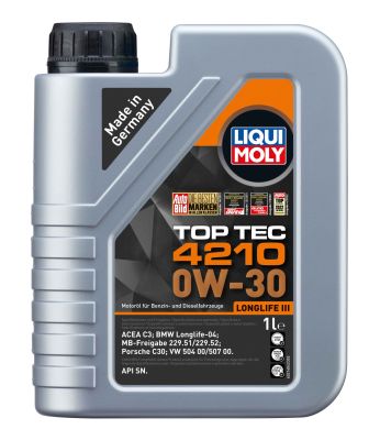 Моторное масло LIQUI MOLY Top Tec 4210 0W-30 1 л, 21604