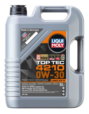 Моторное масло LIQUI MOLY Top Tec 4210 0W-30 5 л, 21605