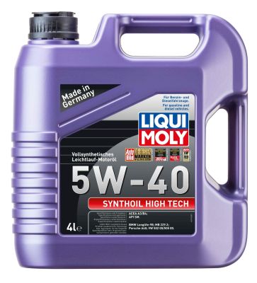 Моторное масло LIQUI MOLY Synthoil High Tech 5W-40 4 л, 2194