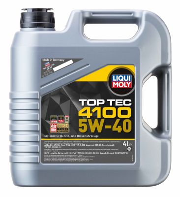 Моторное масло LIQUI MOLY Top Tec 4100 5W-40 4 л, 2195