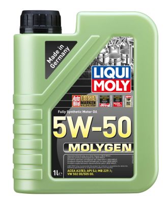 Моторное масло LIQUI MOLY Molygen 5W-50 1 л, 2542