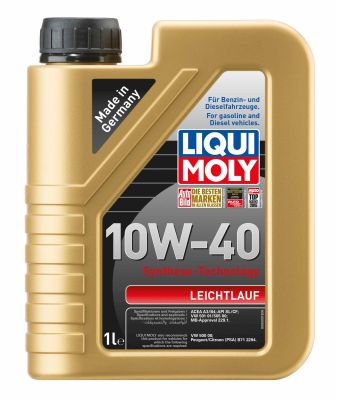 Моторное масло LIQUI MOLY Leichtlauf 10W-40 1 л, 9500