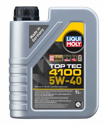 Моторное масло LIQUI MOLY Top Tec 4100 5W-40 1 л, 9510