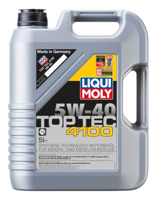 Моторное масло LIQUI MOLY Top Tec 4100 5W-40 5 л, 9511